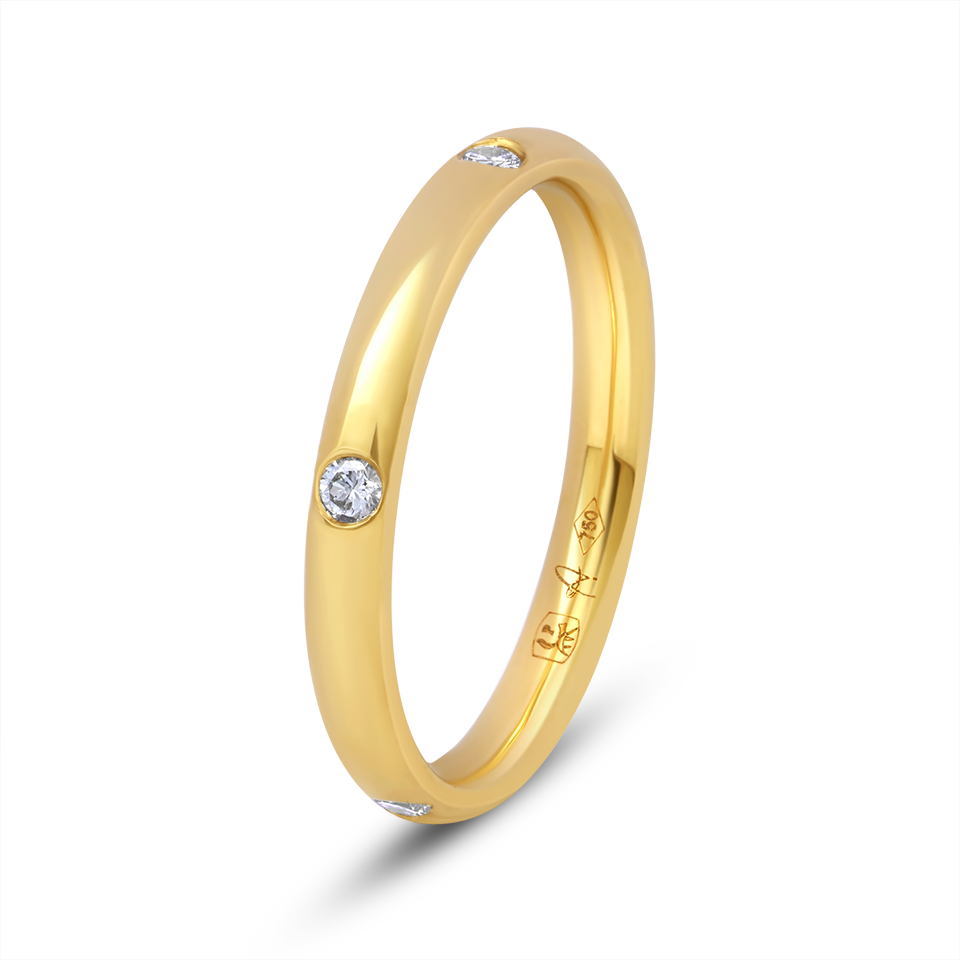 Buy Chitrita Gold Ring Online in India | Kasturi Diamond