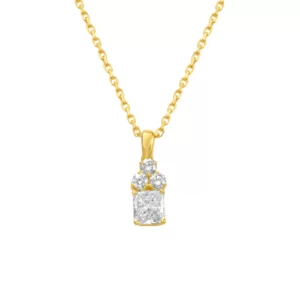 unique piece yellow gold 18K with diamonds SI 0.57 cts