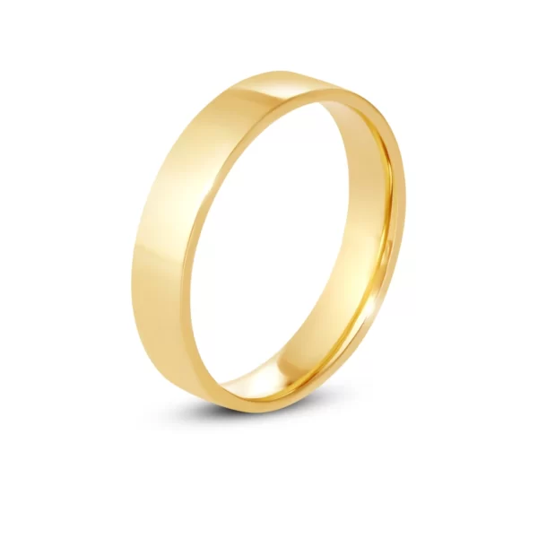 wedding ring in yellow gold 18K